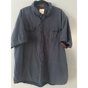 Six Lincoln New York 3X Men’s Casual Navy Shirt 100% Cotton Spring Resort Golf